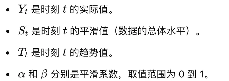 移动平均指数平滑方法_时间序列预测模型_二次指数平滑法预测