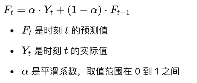 移动平均指数平滑方法_时间序列预测模型_二次指数平滑法预测