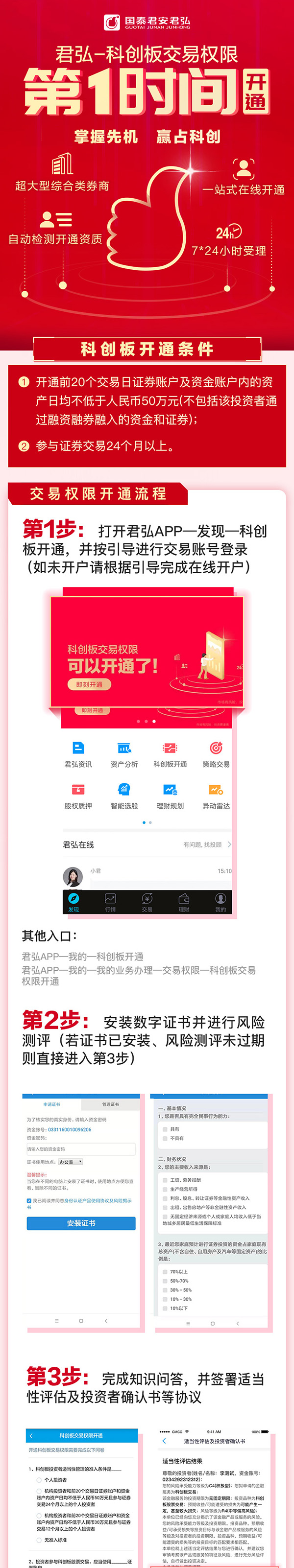 科创板开户流程_科创板交易权限开通条件_证券公司b股开户流程