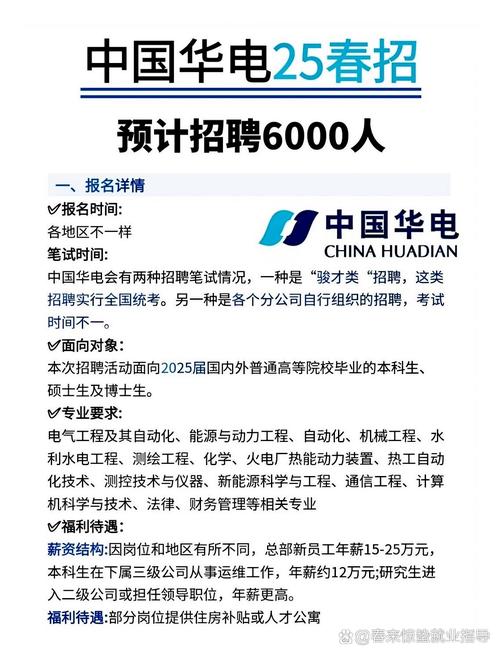 华能新能源山西分公司2025年校园招聘 电气工程 机械设计_华能新能源山西分公司