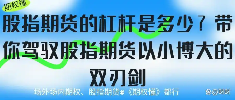 股指期货杠杆计算_股指期货保证金比例_股指期货套期保值比例